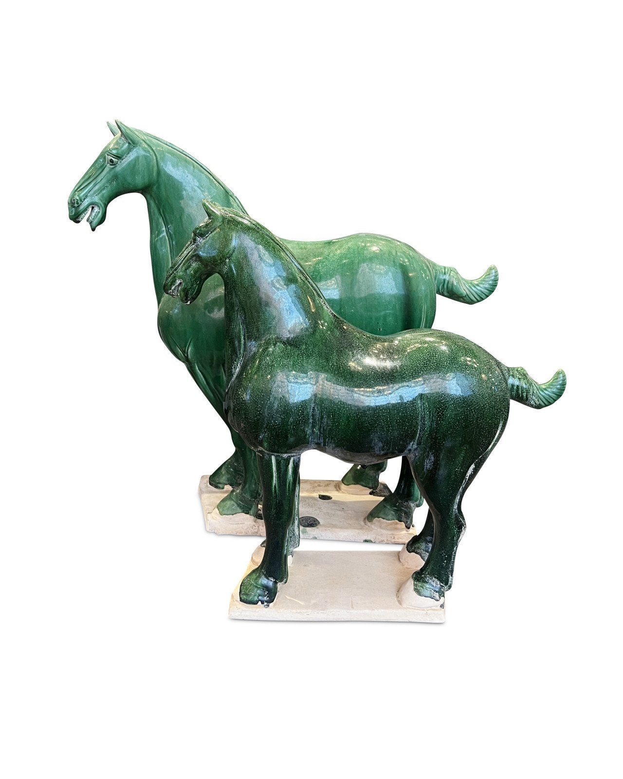 Tang Dynasty Medium Green Horse